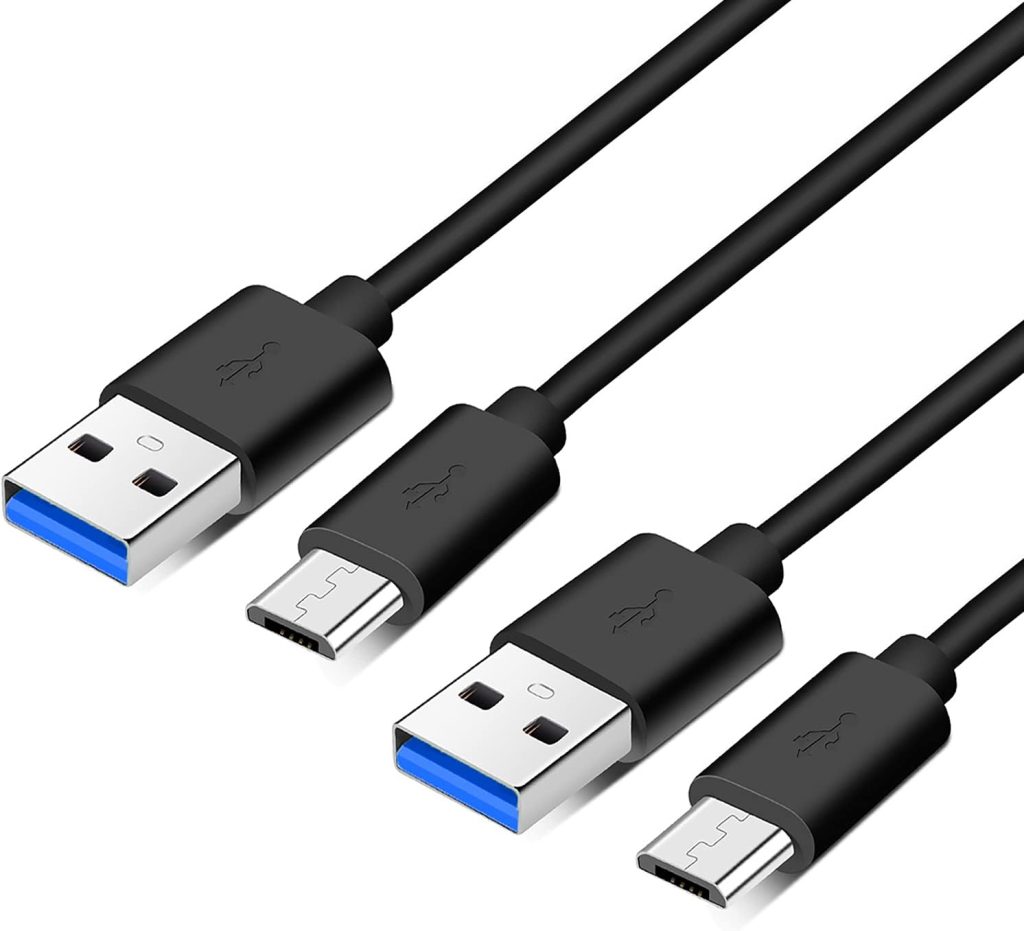 6.6FT Micro-USB Charging Cable Charger Power Cord for Bose Soundlink Mini 2 II/SoundLink Color Bluetooth Speaker I II III/Resolve/ QC20 Earphones/ QC35 Headphones II AE2W (2 Pack)